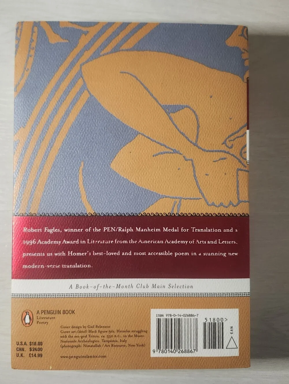 Homer The Odyssey (Penguin Deluxe Edition) & The Iliad (Mentor) Books